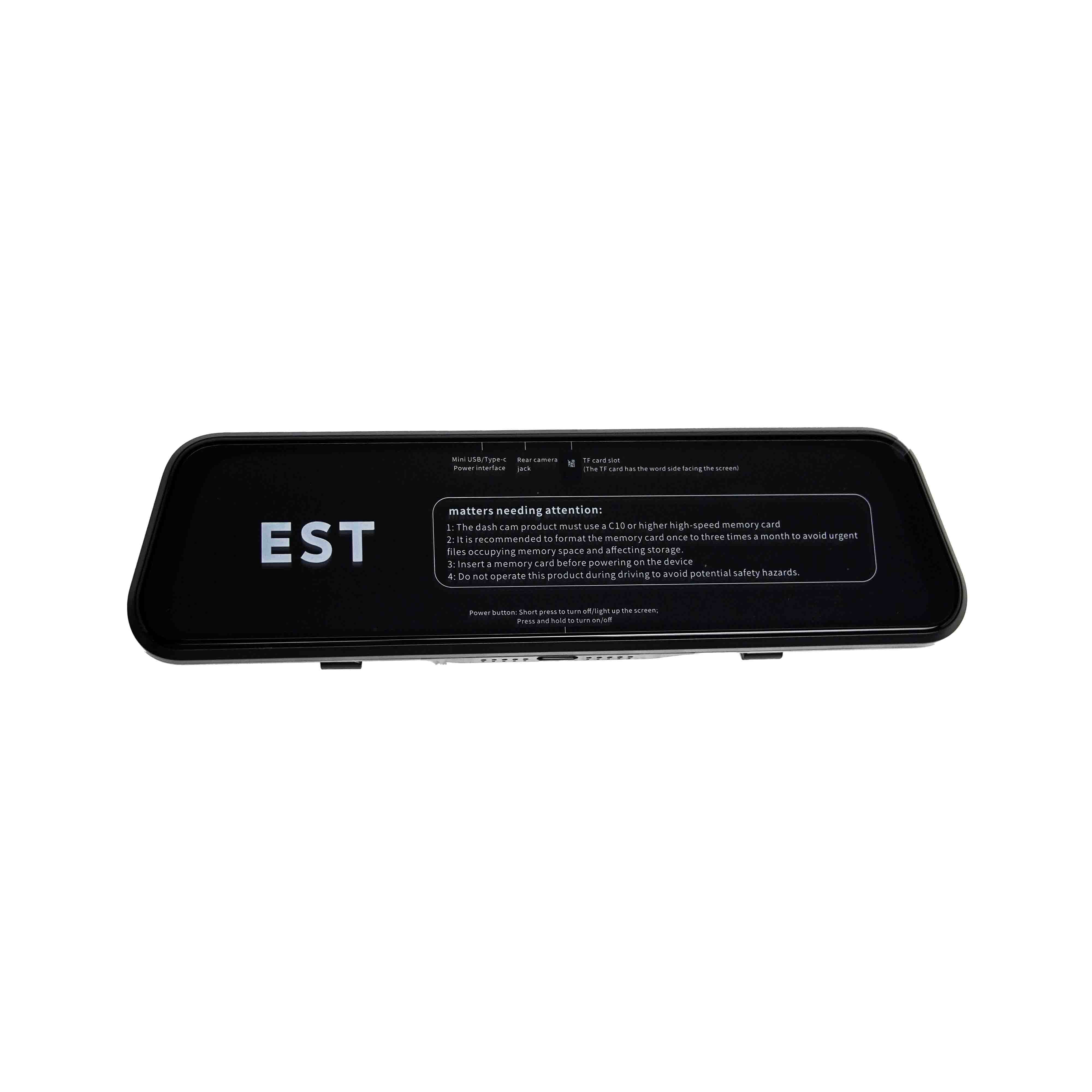 Q20 Ultra – 9.66" Triple Camera Streaming Mirror (1080P + WiFi + Night Vision)