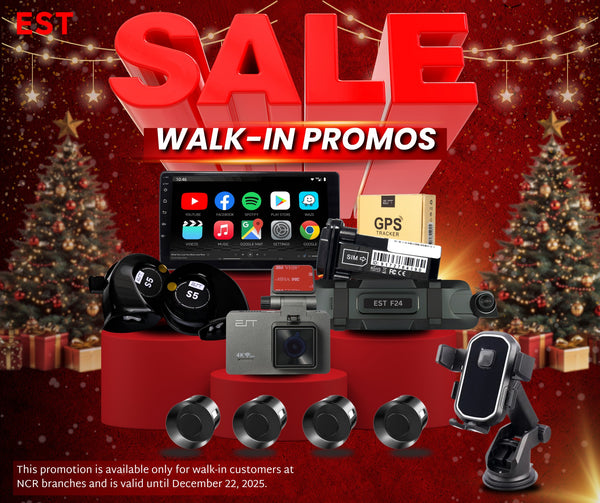 𝐖𝐀𝐋𝐊-𝐈𝐍 𝐏𝐑𝐎𝐌𝐎 𝐀𝐋𝐄𝐑𝐓!Gusto mo bang mag-upgrade ng sasakyan nang sulit na sulit? Eto na ang pinakamurang chance mo ngayong season! Sa EST Philippines, kapag WALK-IN ka, automatic may FREEBIES ka agad!Perfect para sa mga siguradong gusto ng quality upgrade without spending more! 𝐊𝐚𝐬𝐚𝐦𝐚 𝐬𝐚 𝐏𝐫𝐨𝐦𝐨 (𝐖𝐚𝐥𝐤-𝐈𝐧 𝐎𝐧𝐥𝐲): All Dashcam Models GPS Trackers Car Horns Regular Head Units Regular 360 Head Unit (Non–Sony Lens) 𝐅𝐑𝐄𝐄𝐁𝐈𝐄𝐒:• 𝐅𝐑𝐄𝐄 𝐑𝐞𝐯𝐞𝐫𝐬𝐞 𝐒𝐞𝐧𝐬𝐨𝐫 — dagdag safety sa parking• 𝐅𝐑𝐄𝐄 𝐏𝐡𝐨𝐧𝐞 𝐇𝐨𝐥𝐝𝐞𝐫 — easy & safe navigation sa biyahe Why upgrade now?Car accessories like dashcams, GPS, and head units don’t just add convenience — they improve safety, navigation, and overall driving confidence. Kaya sulit na sulit lalo na with FREE add-ons!  Visit any EST Branch near you — promo is WALK-IN ONLY! Message us for branch locations and product availability! Hurry! Limited-time promo only — don’t miss out! 𝐀𝐧𝐭𝐢𝐩𝐨𝐥𝐨: 1 Cirq Bldg., 69 L. Sumulong Memorial Circle 𝐐𝐮𝐞𝐳𝐨𝐧 𝐂𝐢𝐭𝐲: #80 Narangita Street, Project 2, Anonas 𝐂𝐚𝐥𝐨𝐨𝐜𝐚𝐧:Evergreen Avenue, 171 Bagumbong, Caloocan, Metro Manila 𝐂𝐚𝐯𝐢𝐭𝐞: Clean Fuel, General Trias Drive, Brgy. Tejero, Rosario, Cavite 𝐋𝐚𝐠𝐮𝐧𝐚: EST Sta. Rosa laguna, Rizal Blvrd. Laguna 𝐋𝐚𝐬 𝐏𝐢ñ𝐚𝐬: B15 L40 San Clemente St., Metrocor B-Homes, Marcos Alvarez Ave. 𝐏𝐚𝐫𝐚ñ𝐚𝐪𝐮𝐞 𝐂𝐢𝐭𝐲: Clean fuel Ninoy Aquino Ave., Parañaque City 𝐏𝐚𝐦𝐩𝐚𝐧𝐠𝐚:  1506 Sitio Balas, Brgy. Margot, Angeles City 𝐏𝐚𝐧𝐠𝐚𝐬𝐢𝐧𝐚𝐧: Bayambang, San Carlos Rd., San Carlos City 𝐁𝐚𝐭𝐚𝐧𝐠𝐚𝐬: Blox Town Square, 191 Rizal St., Mataas na Kahoy 𝐂𝐞𝐛𝐮: SRP Rd. Corner Laboca St., Brgy. Cansojong, Talisay City (𝟎𝟐) 70053198 𝐋𝐮𝐳𝐨𝐧 - 09561667105 / 09562189693 𝐕𝐢𝐬𝐌𝐢𝐧 - 09813912811 / 09562189693 𝐖𝐚𝐫𝐫𝐚𝐧𝐭𝐲 - 09081197975 / 09679952324