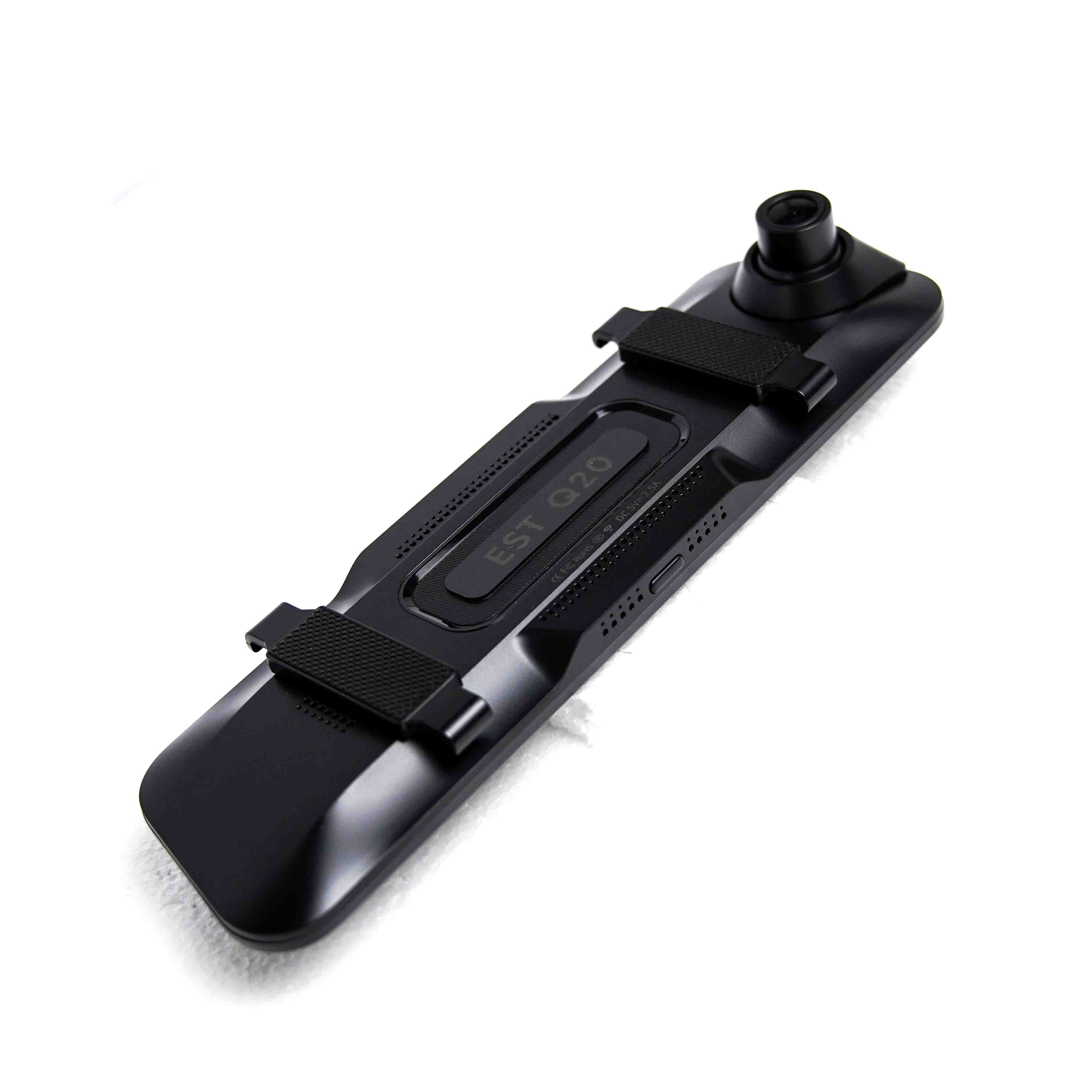 Q20 Ultra – 9.66" Triple Camera Streaming Mirror (1080P + WiFi + Night Vision)