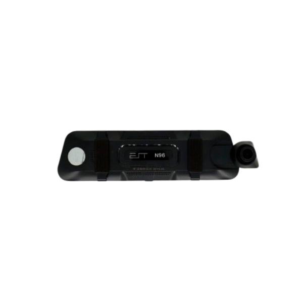 N96 Mirror Dash Cam, 10 Inch Touch Screen 1296 and 140° Angle Rear Full Touch Screen Reverse Cam